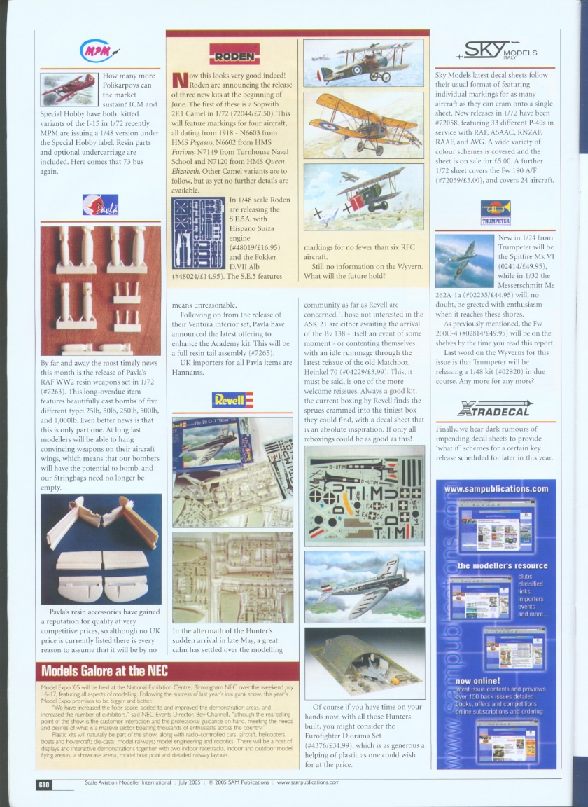 Scale Aviation Modeller International 2005-07